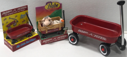 My Little Red Wagon Radio Flyer, Babe And Friends Radio Flyer, Mini Radio Flyer