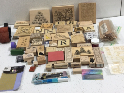 Assortment of Rubber Stamps