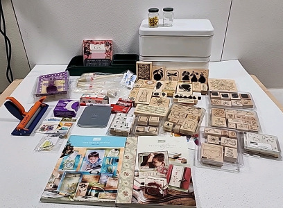Stamping Accessories, Paint Brushes, Metal Containers