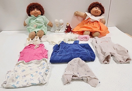 Cabbage Patch Dolls with Clothes, Precious Moments Figurine, Small Monkey Toy