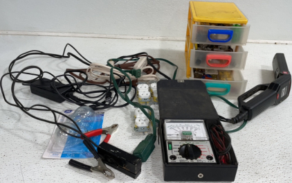 Universal Enterprises* M75 Multimeter, Innova* Dis-Conventional Timing Light, Various Plugs, Cords, Bulbs, And More!