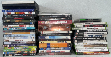 Various DVD’s and Video Games