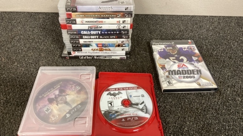 PlayStation 3 & 2 Games