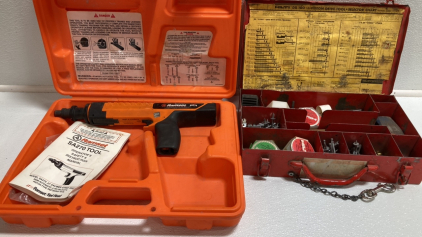 Ramset SA270 Fastening Tool, Hilti Box of Fasteners