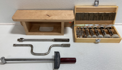 Torque Wrench, Speed Driver, Ratchet, Carving Drill Bits, Homemade Shelf