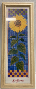 Framed Sunflower Print