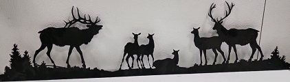 Metal Elk Decoration