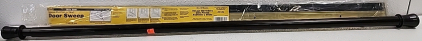 Aluminum and Vinyl Door Sweep, Curtain Rod