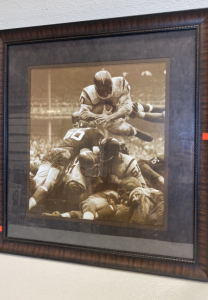 Framed Football Picture