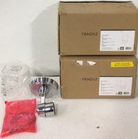 (2) Park Harbor Windsor Gate Single Light 5-3/8" Wide Bathroom Sconce