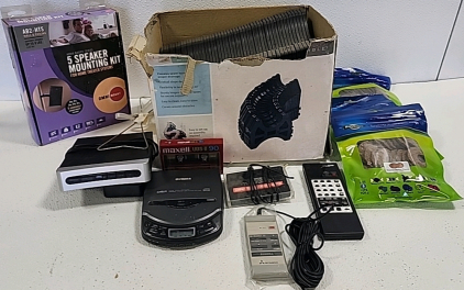 Speaker Mounting Kit, 20' Sewer Hose Support, TV Antenna, Analog Digital Coverter, Rawhide Treats, CD Player