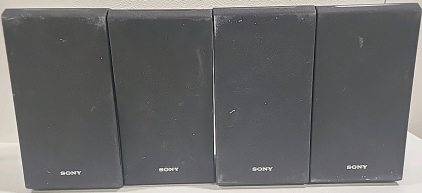 (4) Sony Speakers