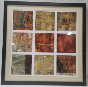Large Muli-Color Framed Art