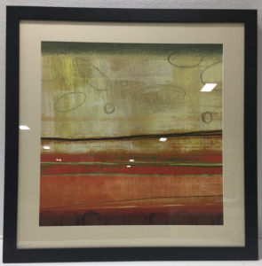 Large Framed Colorful Art