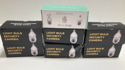 (7) Light Bulb Cameras