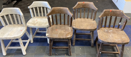(5) Matching Wood Chairs