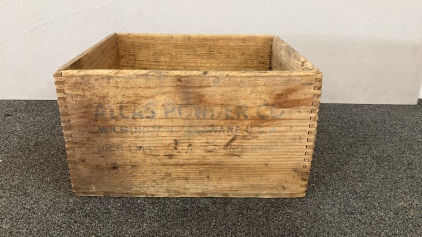 Atlas Powder Co. Wooden Box