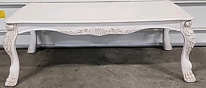 White Claw Foot Coffee Table