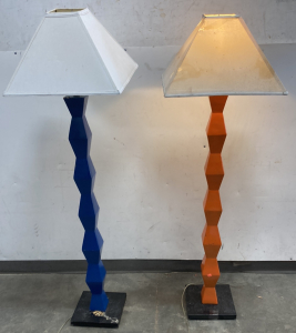 (2) Tall Floor Lamps