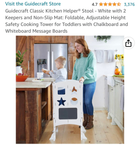 Guidecraft Kitchen Helper Stool