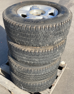 Truck Tires w/8” Ford Caps