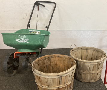 Seed Spreader And Buckets