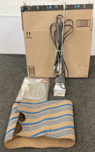 Radio Antenna, Cork Sheet, Quart And Gallon Fluid Pump And More