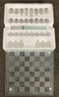 Glass Chess And Checkers Set