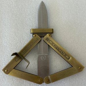 German Paratrooper Knife with Scissor Action and Markings