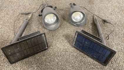 Solar Powered LED Spotlights