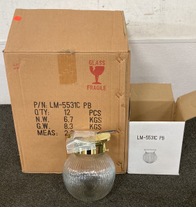 (24) New In Box Round Light Fixtures