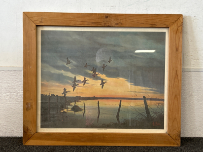 Wildlife Masterpieces by Les C. Kouba &ldquo;Mallards at Dawn&rdquo;