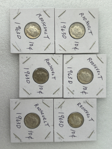 Vintage Roosevelt Dimes: 1963 D