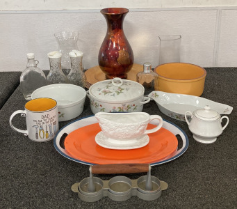Dishes, Platters, Vases, And More