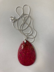 Natural Nipomo Coral Necklace