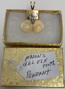 Mason’s Double Elk Tooth Pendant