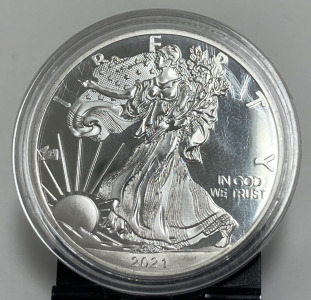 One Ounce Fine Silver Liberty One Dollar Coin Round- Unverified