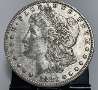 1880 Morgan Silver Dollar— Verified Authentic