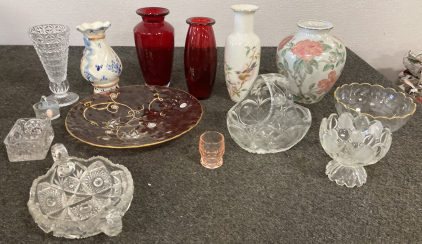 Vases And Candy Trays