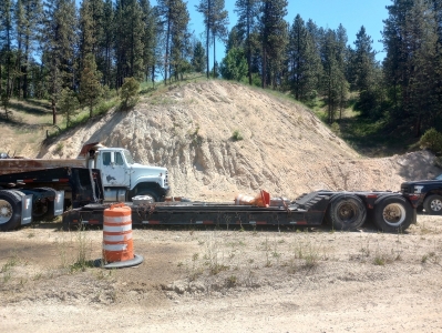 1972 53' Hyster Lowboy Equipment Trailer