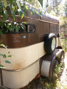 2-Horse Double Axle Horse Trailer