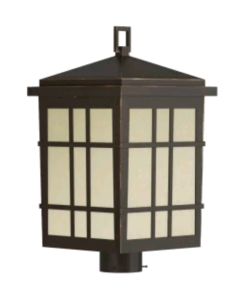 Park Harbor Amber 18" Single Light Outdoor Post Light