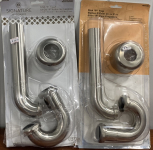 (2) Hardware Sink &ldquo;P&rdquo; Trap
