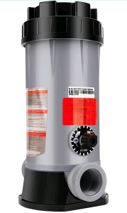 CL200 in-Line Chlorinator Automatic Chemical Feeder for Inground Above Ground Pool Automatic Chlorine with Detailed Instruction