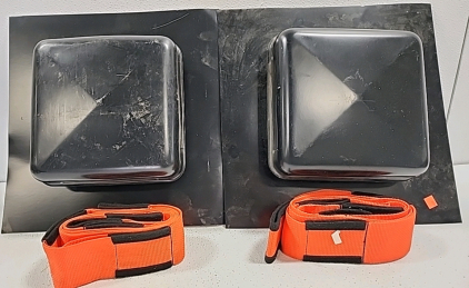 (2) Roof Vents, (2) Forearm ForkLift Straps