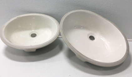 (2) Porcelain Sinks