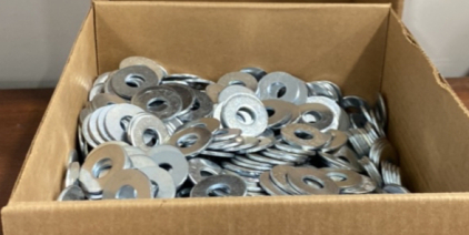 1/2&rdquo; Galv Flat Washers 21lbs Timberline Fasteners