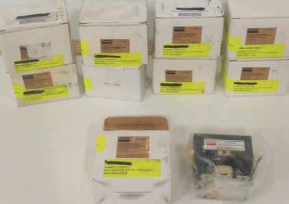 (4) Dayton 40A 2-Pole 120 Volt Coil Capacitors (4) Dayton 30A 2-Pole 120Volt Coil Capacitors (1) Dayton 40A 2-Pole 240 Volt Coil Capacitor