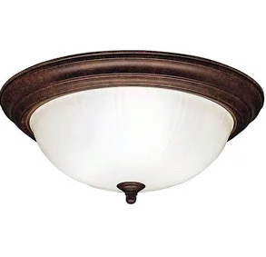 Kichler Lighting Light Tannery Bronze Mount Ceiling Light