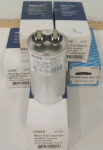 (6) New Mars Motor 40 MFD 440 Volt Run Capacitors